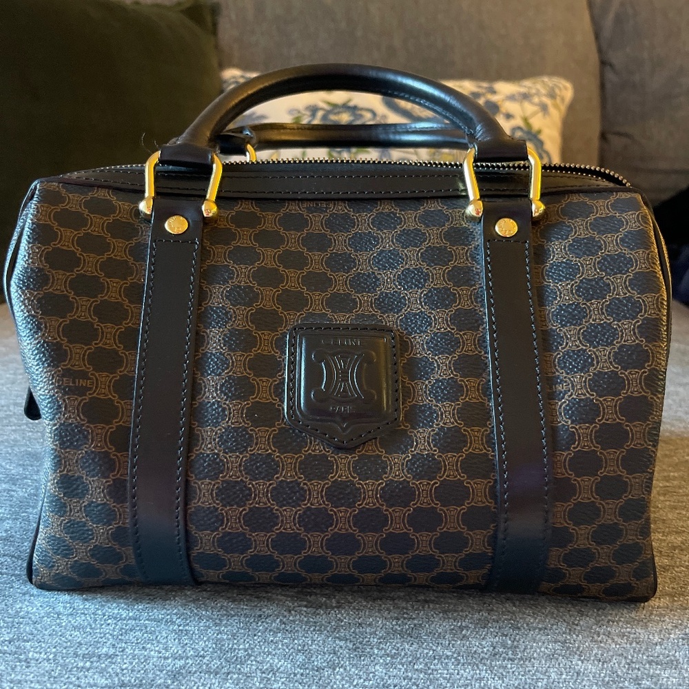 Vintage Celine Boston bag